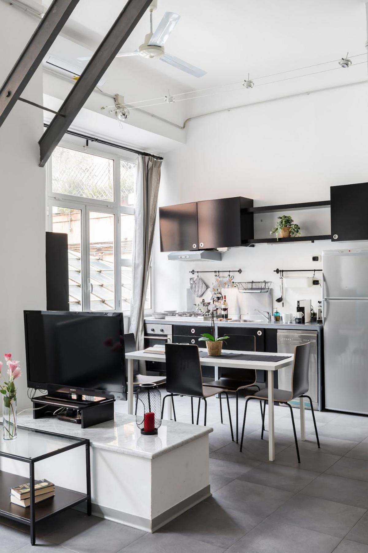 Trevi Fountain Modern Loft Apartment 로마 외부 사진